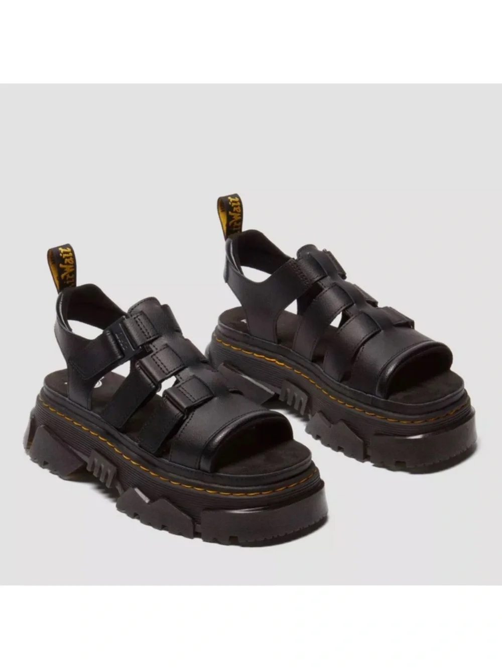 NEW Dr Martens Mattison 3 Strap Platform Sandals Size US 10 Women’s